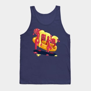 Melting sauce hotdog Tank Top